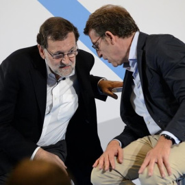 Rajoy y Feijóo. EFE