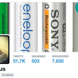 Captura de la cuenta en Twitter de @alcalinus