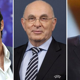 Figo, Van Praag y Al Hussein.