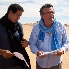 Personalidades del mundo de la cultura y de la política piden celebrar un referéndum de autodeterminación del Sahara Occidental. ALBERTO SÁEZ SILVESTRE