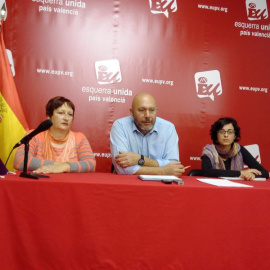 El diputado de IU en el Congreso, Ricardo Sixto, durante la presentación de su candidatura a Ahora en Común.- E.P