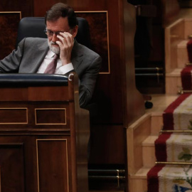 Mariano Rajoy en el Congreso de los Diputados. | (JUAN MEDINA | REUTERS)