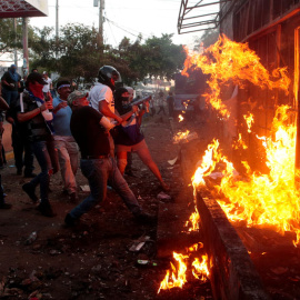 Protestas en Managua este miércoles. REUTERS/Oswaldo Rivas