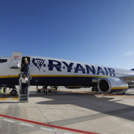 Imagen recurso de un avión de Ryanair. / Europa Press
