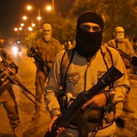 Captura del vídeo difundido por Al Amaq, la agencia de propaganda del Estado Islámico.