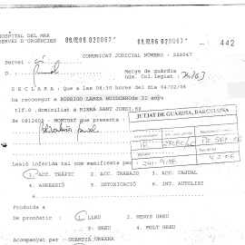 Parte médico de Rodrigo Lanza