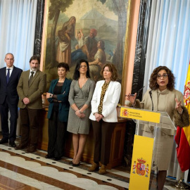 La ministra de Hacienda, María Jesús Montero, este lunes | EFE