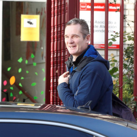 24/12/2019.- Iñaki Urdangarin a su llegada este martes al Hogar Don Orione en Pozuelo de Alarcón para realizar labores de voluntariado. / EFE
