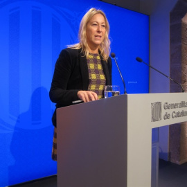 La portavoz del Govern, Neus Munté, ha criticado este martes que la justicia investigue a Carme Forcadell, mientras que casos relacionados con la corrupción política quedan impunes. / Europa Press