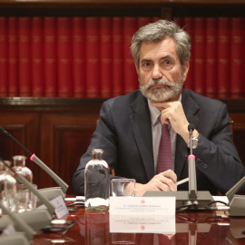 El presidente del Consejo General del Poder Judicial, Carlos Lesmes, en Madrid (España). / EUROPA PRESS