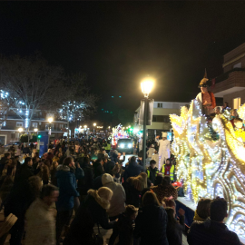 Imagen de la cabalgata de Reyes Magos del distrito de Moncloa-Aravaca. / Twitter - @MoncloaAravaca