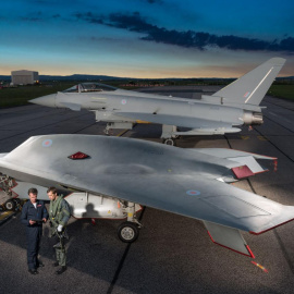 Prototipo de avión de combate de BAE Systems, el segundo mayor contratista militar a nivel mundial.