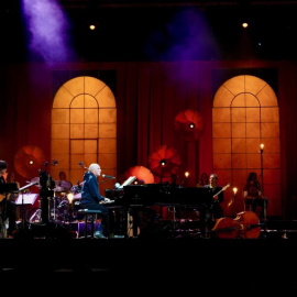 Lluís Llach en el concierto del Palau Sant Jordi -- Paco Peris