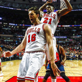 Gasol, durante el encuentro. EFE