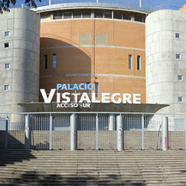 Entrada Sur del Palacio Vistalegre, Madrid.