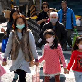 Personas con mascarillas en Taiwan | EFE