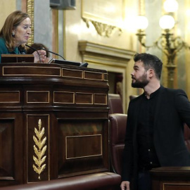 El diputado de ERC Gabriel Rufián.- EFE