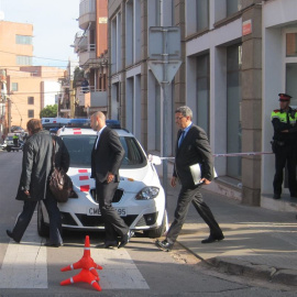 Javier Mascherano a su salida del juzgado de Gavà. /EUROPA PRESS