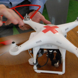 Uno de los drones que está ultimando Cruz Roja.
