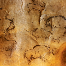 Pinturas de hace 17.000 años del segundo bisonte europeo en la cueva francesa de Niaux.-D. VIET/CRT MIDI PYRENEES