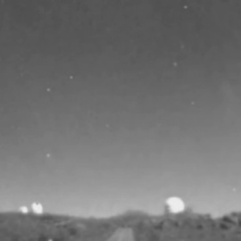 Una de las 'bolas de fuego' grabadas por el Observatorio de Calar Alto. / CAHA