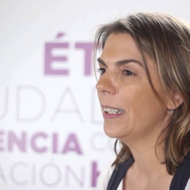 La secretaria general de Podemos Sevilla, Begoña Gutiérrez.