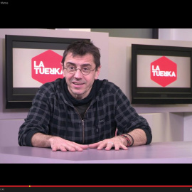 Juan Carlos Monedero, en el vídeo promocional de 'La Tuerka Diaria'