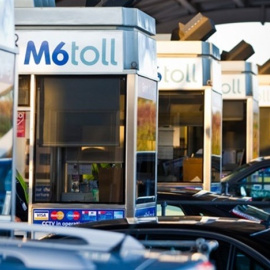 Autopista británica M6 por la que compite Abertis. E.P.