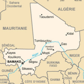 Mapa de Mali