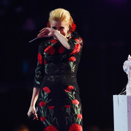 n cuanto a la mejor artista británica femenina, la distinción fue para Paloma Faith, que había estado nominada en otras dos ocasiones. REUTERS/Toby Melville