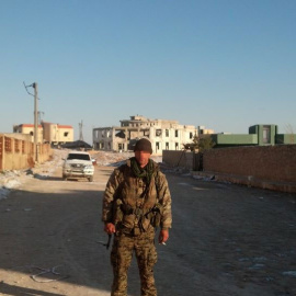 'Arges Artiaga', miliciano gallego que luchó contra el ISIS.