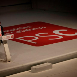 El líder del PSC, Miquel Iceta, durante la primera jornada del Congreso de los socialistas catalanes que se celebra este fin de semana en Barcelona. / EFE