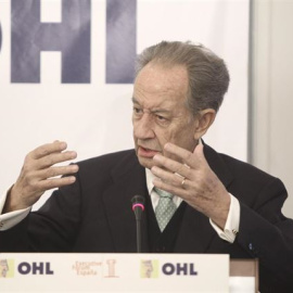 El presidente del grupo OHL, Juan Miguel Villar-Mir. E.P.