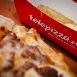 Desde que salió a bolsa a finales de abril, Telepizza acumula un descenso de cerca del 44%. E.P.