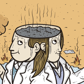 Asumiendo que no existe una solución única ni fácil, recogemos propuestas para aliviar la presión de los investigadores quemados por las condiciones de trabajo en la carrera académica. / Wearbeard