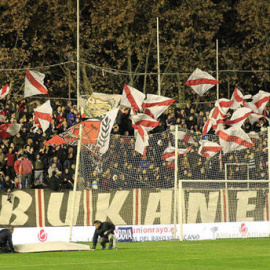 Imagen de archivo de los hinchas del Rayo Vallecano /EFE