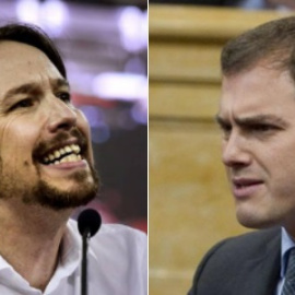 Pablo Iglesias y Albert Rivera.