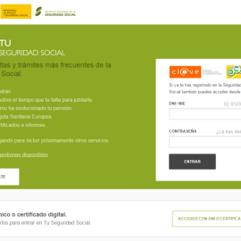 Captura de pantalla de la nueva web Tu Seguridad Social, que permite conocer cuál será la futura pensión.