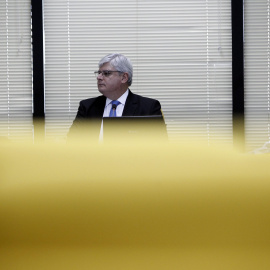 El fiscal general, Rodrigo Janot, asiste a una reunión en la Fiscalia General de Brasil en Brasilia (Brasil)./ EFE-Fernando Bizerra Jr.