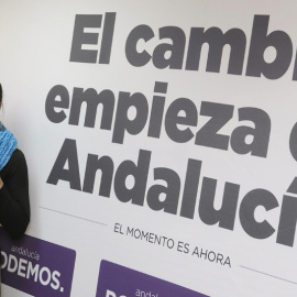 La candidata de Podemos a la presidencia de la Junta de Andalucía, Teresa Rodríguez. / EFE