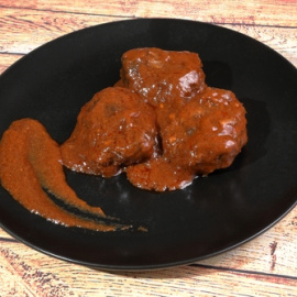 Carrilleras al vino tinto.