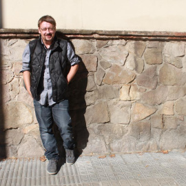 El cabeza de lista de En Comú Podem, Xavier Domènech, en Barcelona.