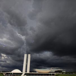 Vista general hoy, miércoles 4 de marzo de 2015, del Congreso Nacional Brasileño, en Brasilia./EFE-Fernando Bizerra Jr.