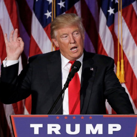 El presidente electo Donald Trump en Nueva York, EEUU. / REUTERS