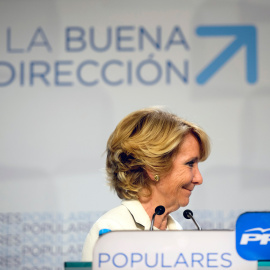 Esperanza Aguirre. AFP