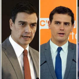 Rajoy, Sánchez, Rivera e Iglesias batallan desde el "centro" por llegar a La Moncloa el 20 de diciembre.