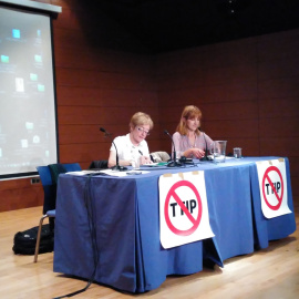 Maude Barlow, en el Centro Cultural Galileo./J.T.