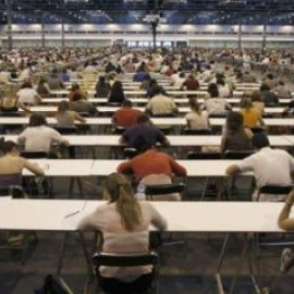 Opositores a Enfermería. EFE