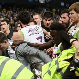 Un momento de la pelea. EFE