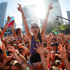 En el Ultra Music Festival de Miami, en Estados Unidos.